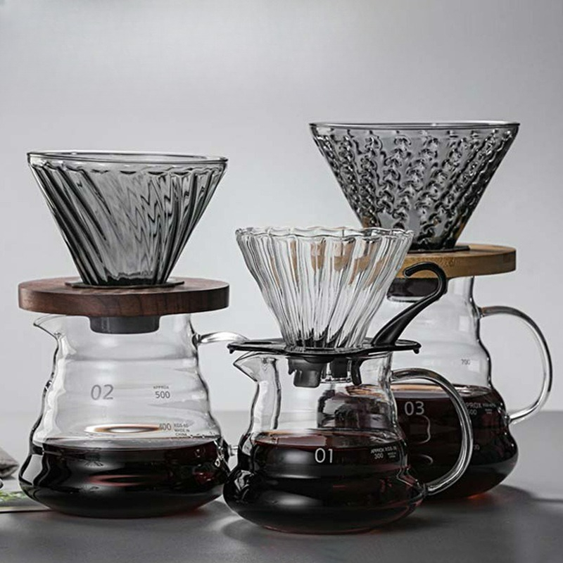 صب فوق صانع القهوة مجموعة زجاج - مراجعة Coffee Equipment For Camping وسعره